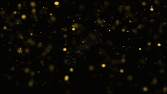星光夜视金色粒子GIF高清图片