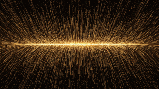 金色粒子GIF图片