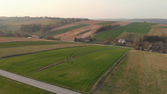 农场风景田园拍摄GIF高清图片