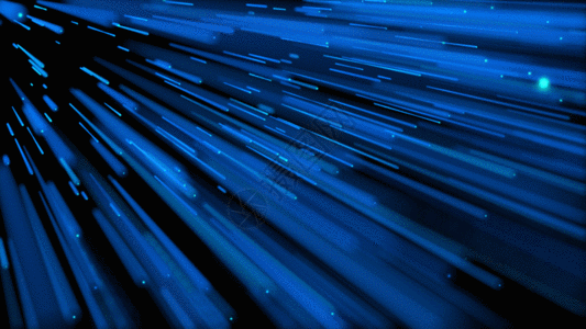 蓝色光线散射动画GIF图片