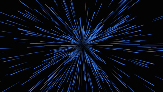 烟花爆炸动画蓝色粒子光线四射GIF高清图片