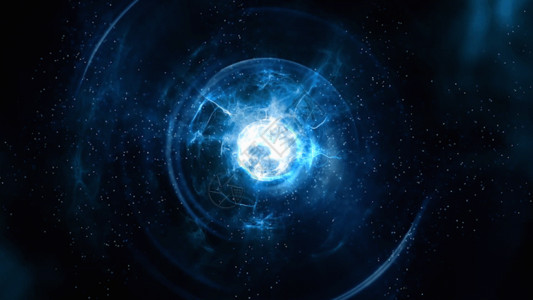 光球素材粒子光球动画背景GIF高清图片