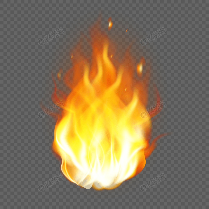 燃烧的大火图片