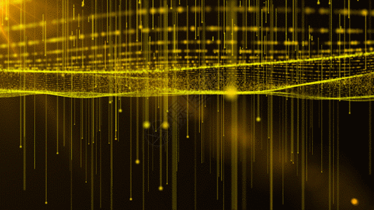 粒子光线雨动画GIF图片