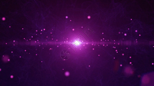 紫色发光紫色粒子动画背景GIF高清图片