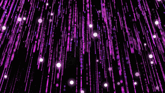 紫色粒子光线动画GIF图片
