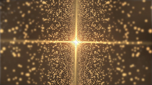 圣十字棕色粒子十字光线动画GIF高清图片