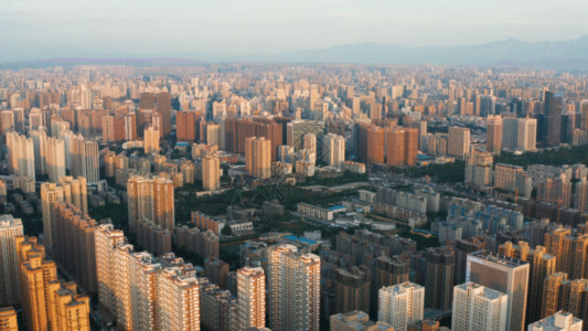 现代化城市建设中的城市GIF高清图片