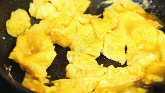 鸡蛋烹饪炒鸡蛋GIF高清图片