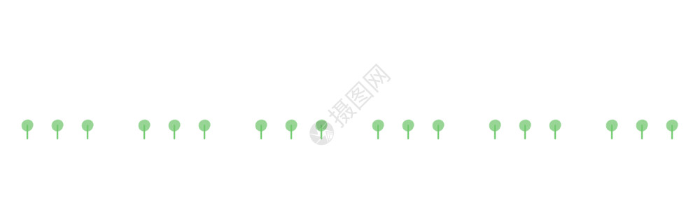 树技绿色分割线gif动图高清图片