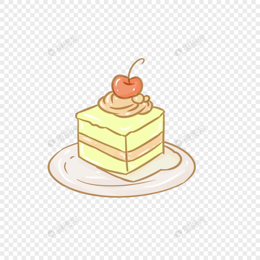 樱桃蛋糕图片