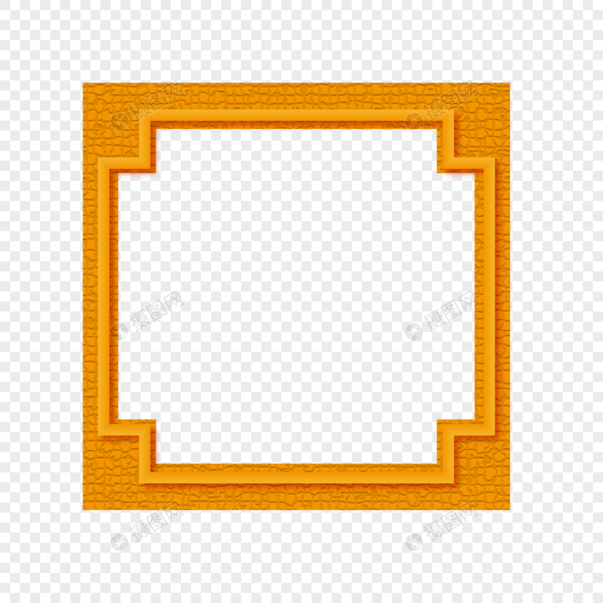 橙色边框图片