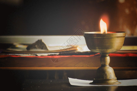 蜡烛背景西藏佛教蜡烛燃灯gif动图高清图片