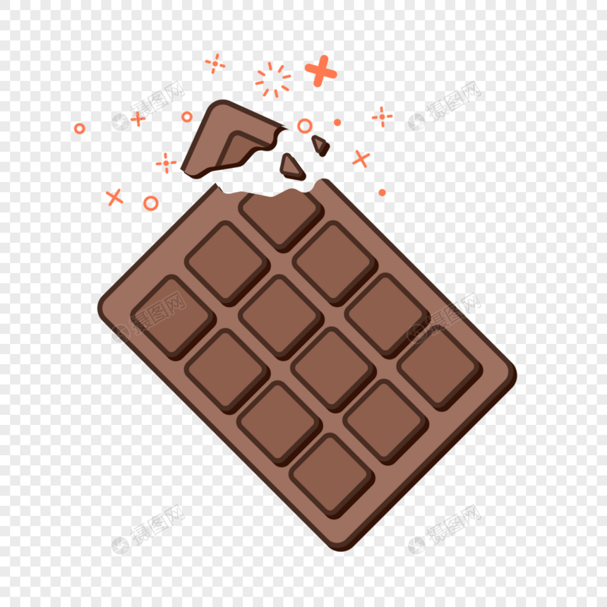 巧克力矢量元素图片