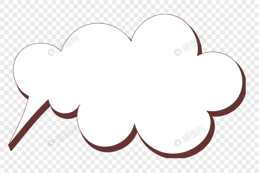 白云对话框图片