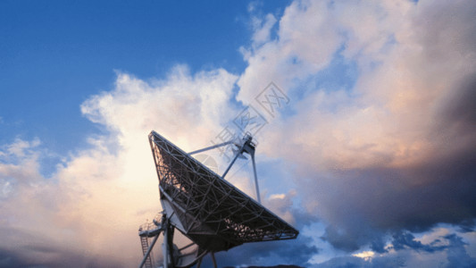 收音机天线射电望远镜GIF高清图片