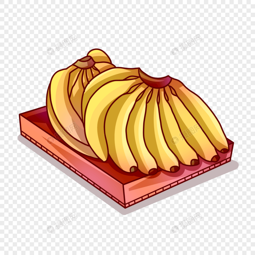 卡通香蕉水果图片