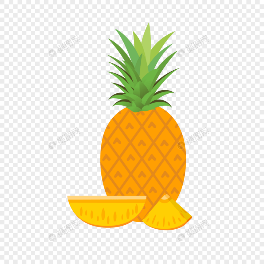 黄色菠萝图片
