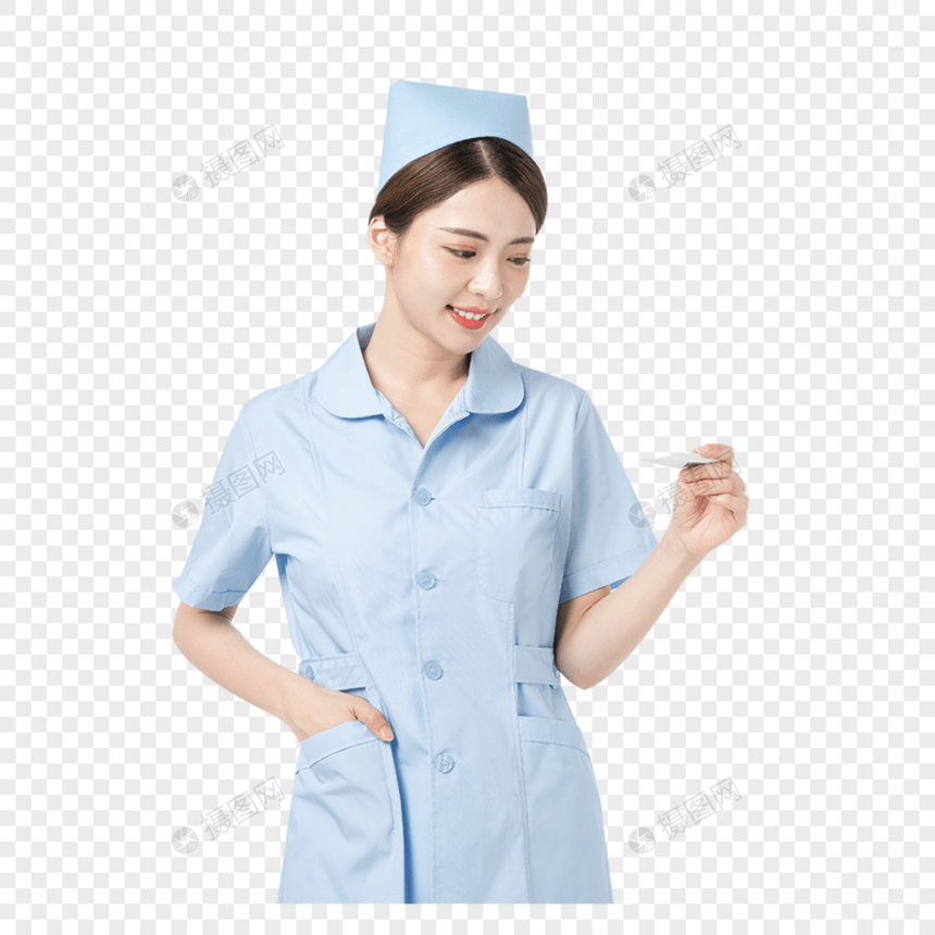 护士体温计图片