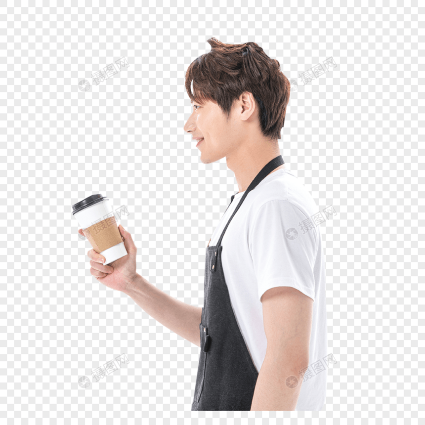 咖啡师形象图片