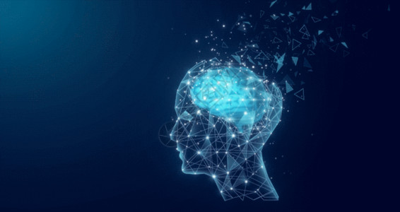 人类大脑人工智能科技科幻粒子特效GIF高清图片
