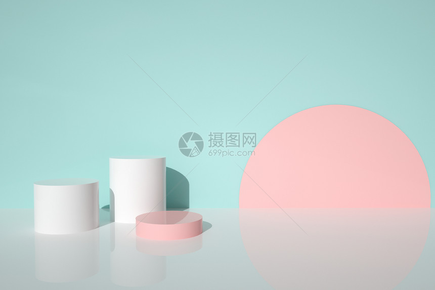 C4D电商展台图片