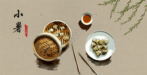 饺子背景图片