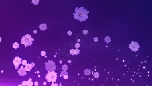 七夕花朵浪漫唯美花朵飘动背景GIF高清图片
