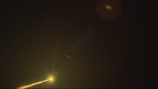 金色粒子光束GIF图片