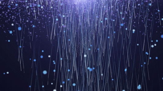 唯美大气粒子流星GIF图片