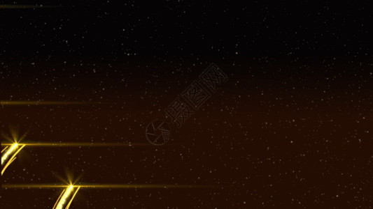 金色光效星星金色动态粒子光线GIF高清图片