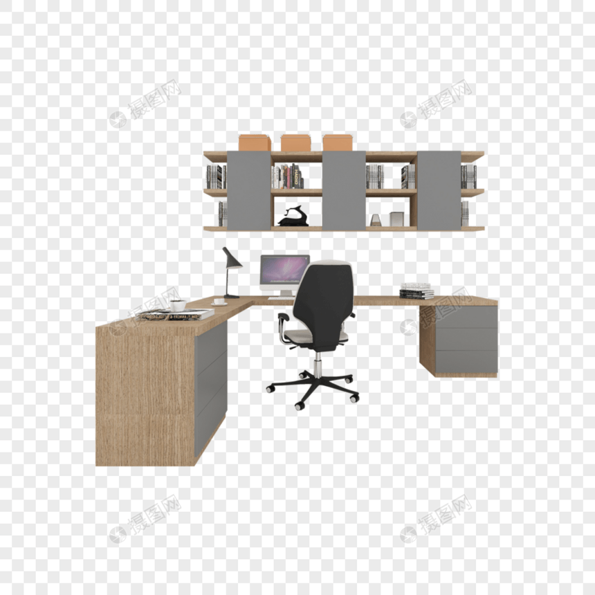 办公桌橱柜图片