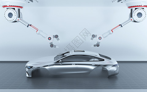 自动流水线汽车机械自动化生产设计图片
