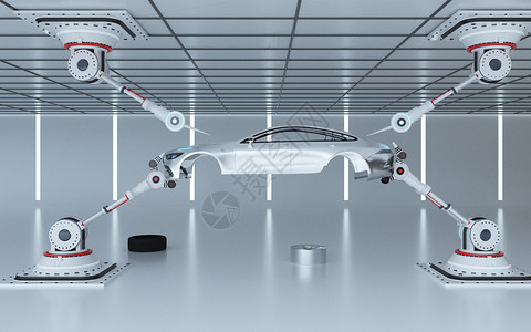 机械停车场机械自动化汽车生产设计图片