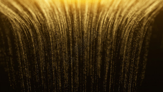 金色粒子光束金色粒子背景gif高清图片