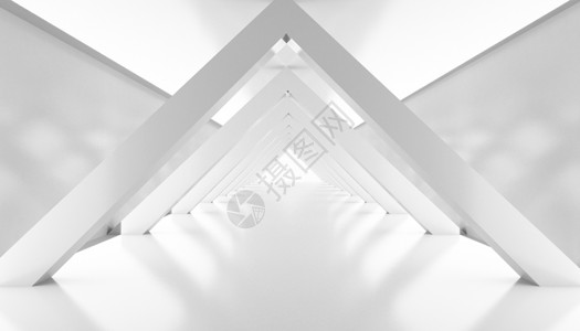 白色抽象商务空间图片