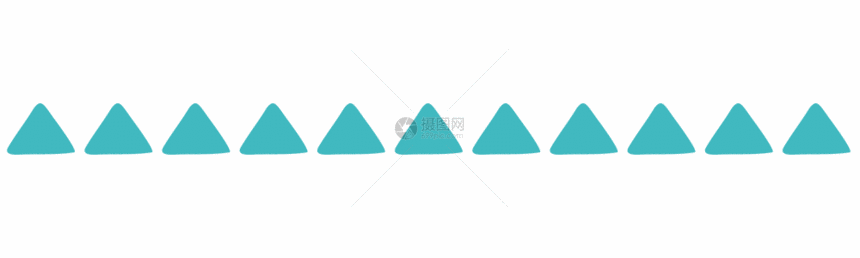 蓝色三角形分割线gif图片