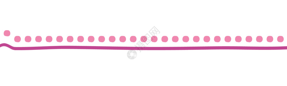 简约条纹粉色波点分割线gif高清图片
