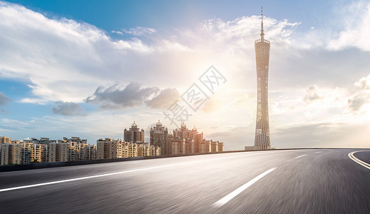 广州荔湾区公路城市背景设计图片