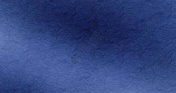 复古花边框中国风蓝色背景设计图片