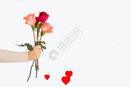 玫瑰花提取物送一束玫瑰花gif动图高清图片