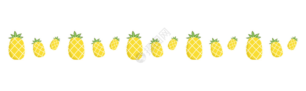 一堆水果水果菠萝分割线gif高清图片