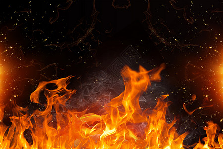 火光素材火焰背景设计图片