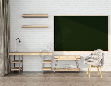 高清木框素材3d简约室内设计设计图片