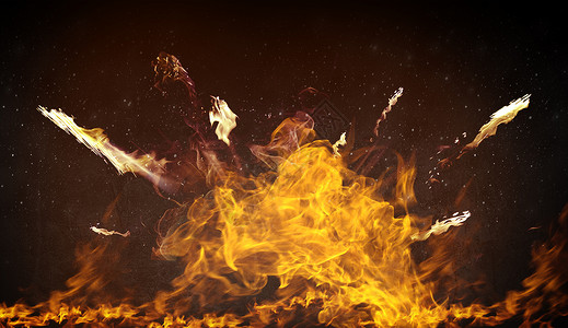 篝火跳舞火焰背景设计图片