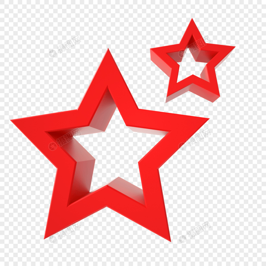 党建五角星图片
