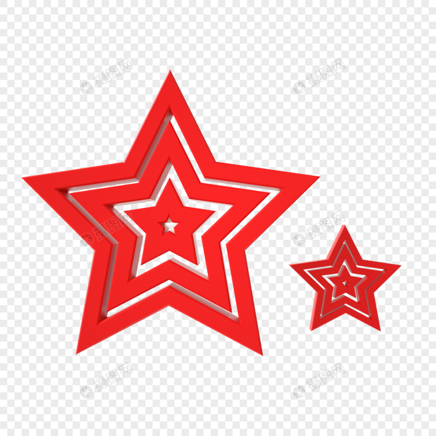 红色五角星图片