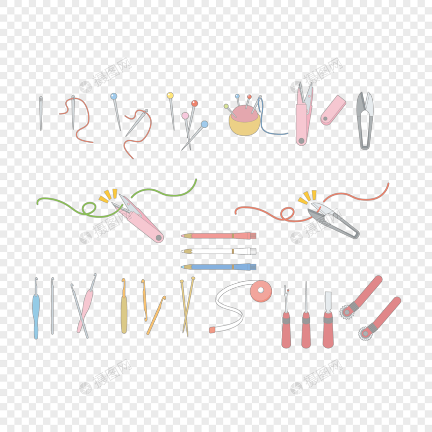 织毛线的工具图片