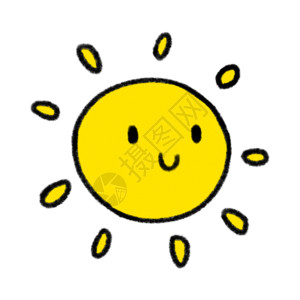 涂鸦太阳素材太阳gif动图高清图片