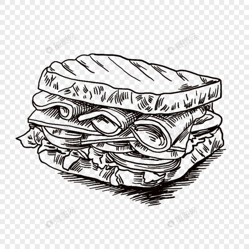 汉堡包三明治图片
